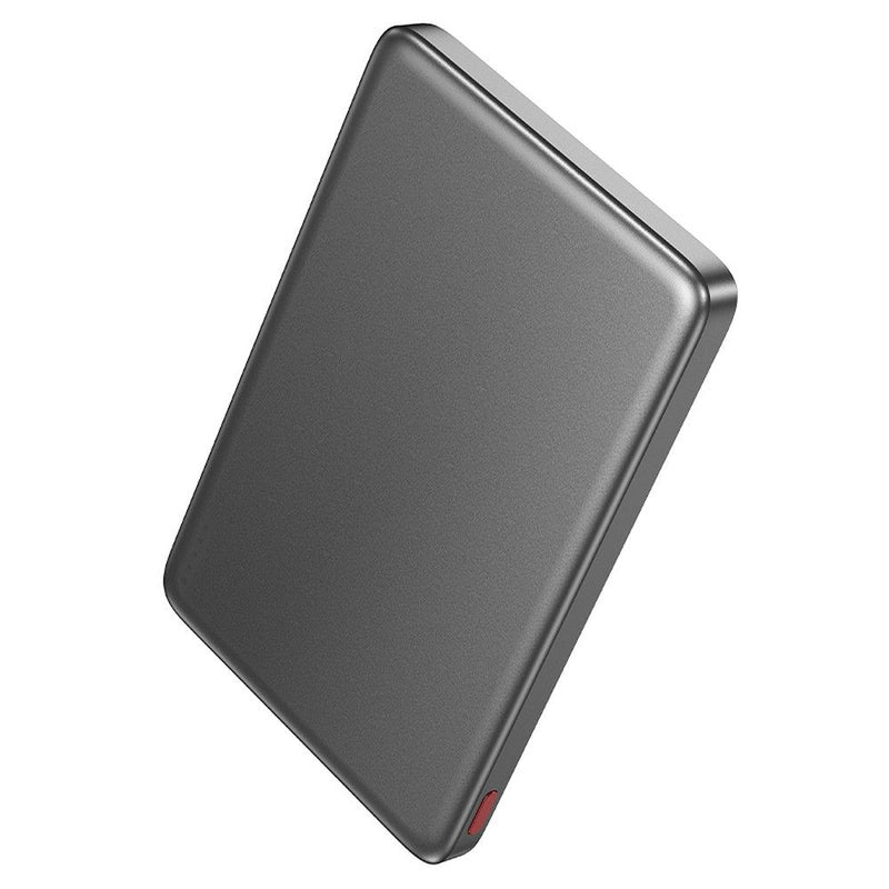 Powerbank HOCO 5000 mAh compatível com MagSafe PD QC 2A 20W Q26 -Metal Cinza