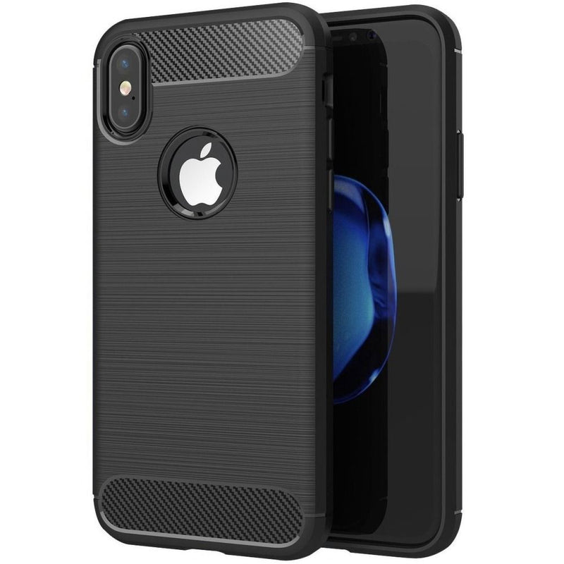 Capa CARBON para IPHONE X preto