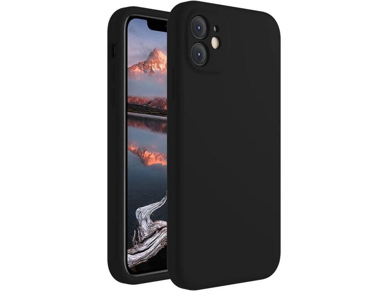 Capa iPhone Silicone 11 Preto - 3D