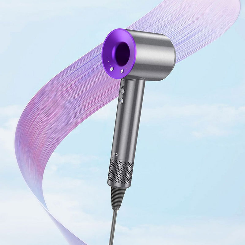 Secador de cabelo HOCO com ionização HP11 roxo EOL (C)