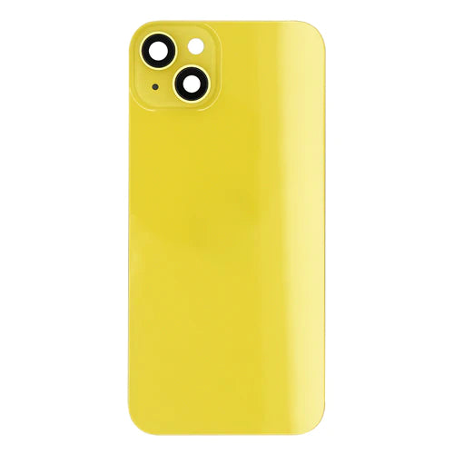 Vidro Traseiro para iPhone 14 Plus Extra Glass Amarelo (Enlarged Camera Frame)