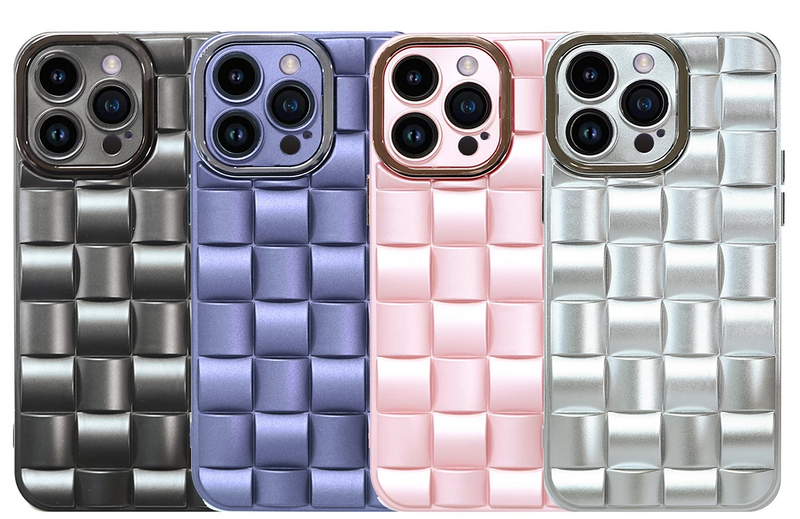 Capa de SILICONE quadrada grade metálica para IPHONE 13 PRO