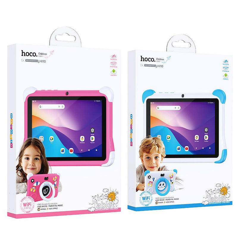 Tablet HOCO Para Crianças 3GB / 32GB HD Android 14 HI10 Azul