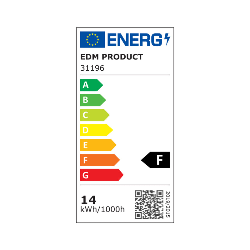 Tubo LED T8 14W 1080lm 6500K Luz Fria  (EQ.30W) Ø2,6x90cm EDM