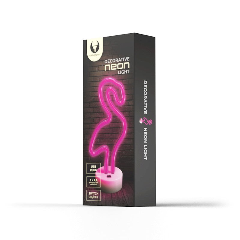 Cadeeiro Neon de LED FLAMINGO Rosa