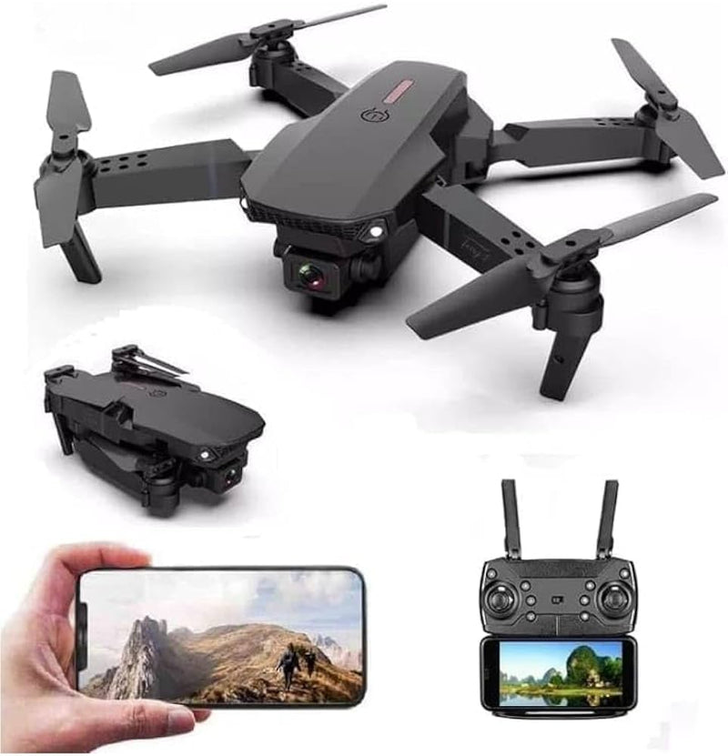 Drone 998 Pro Max Dual Cameras Micro Foldable Drone Set