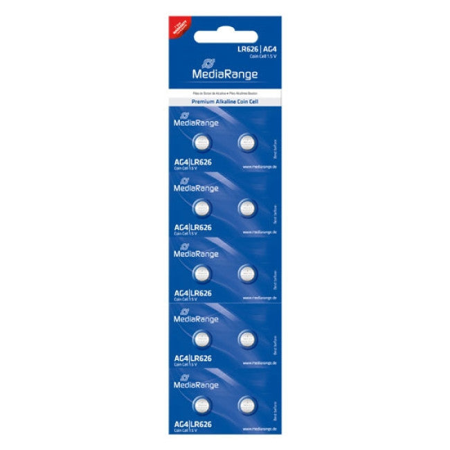 Pilhas Mediarange Alcalinas Coin Cell AG4 | LR626