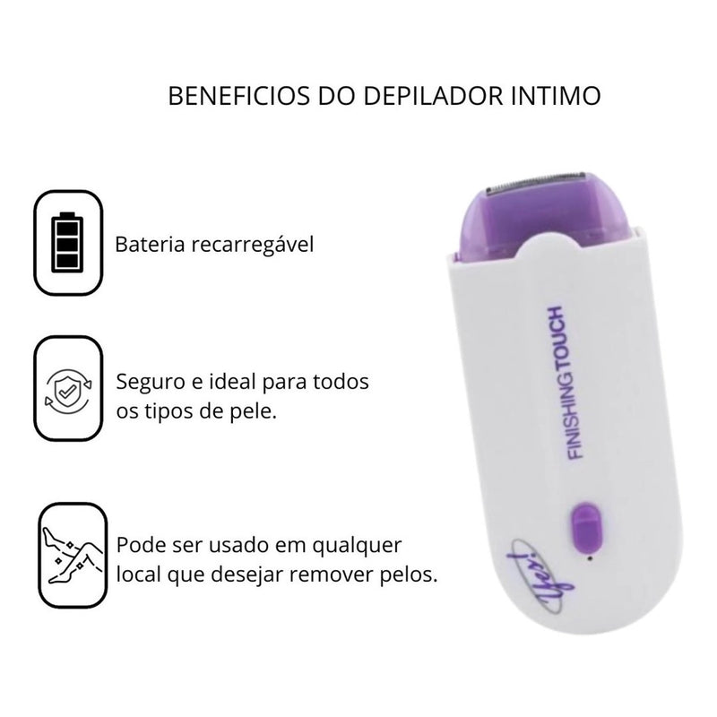 Depilador a Laser de Pelos sem dor Touch Bivolt Portátil