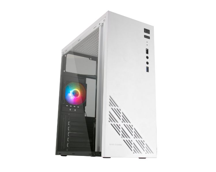 Caixa Semitorre ATX MC100 Branca MARS GAMING