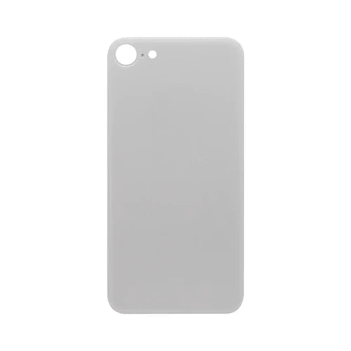 Vidro Traseiro para  iPhone 8 Extra Glass Branco (moldura da câmera ampliada)