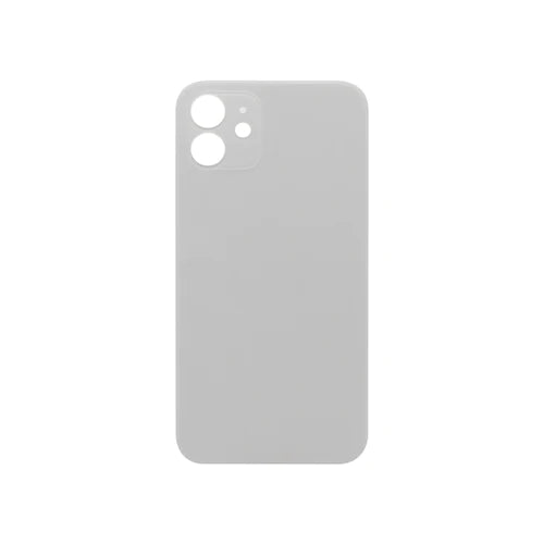 Vidro Traseiro para iPhone 12 Extra Glass Branco (moldura da câmera ampliada)