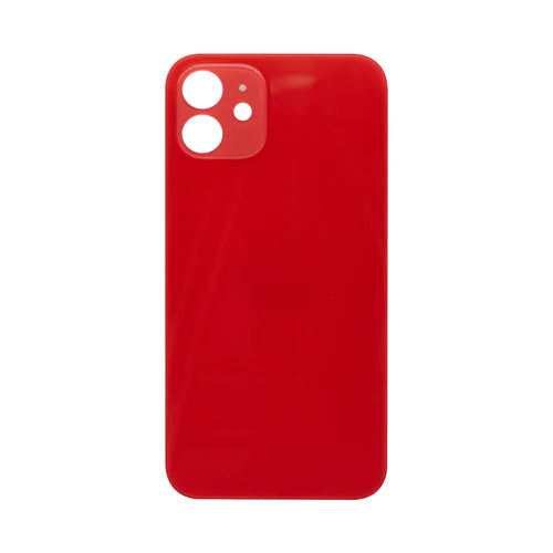 Vidro Traseiro para iPhone 12 Extra Glass Vermelho (moldura da câmera ampliada)