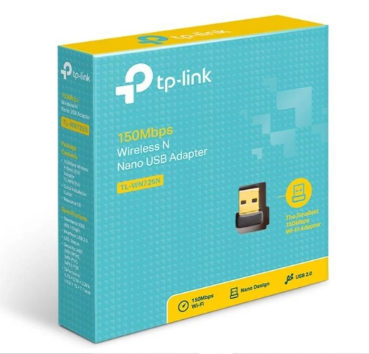 TP-Link Nano Adaptador USB Wireless N de 150Mbps TL-WN725N