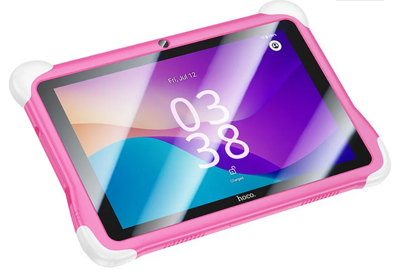 Tablet HOCO Para Crianças 3GB / 32GB HD Android 14 HI10 Rosa