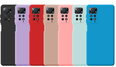 Capa de silicone macio Xiaomi Redmi Note 12 4G com câmera 3D