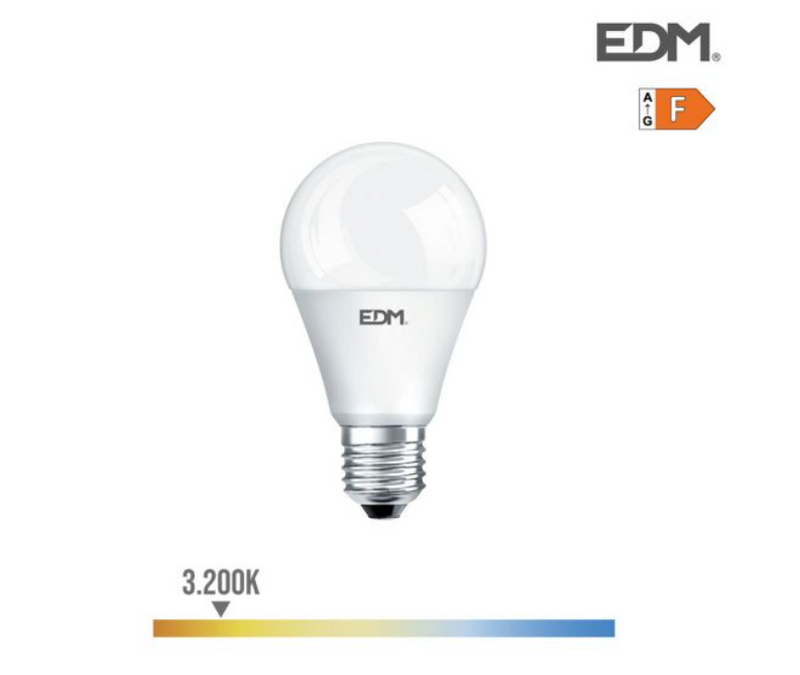 EDM Lâmpada Led Padrão E27 10w 810 Lm 3200k Luz Quente - EDM98325