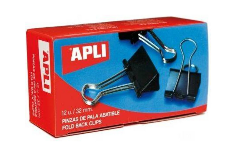 Clips APLI 32 mm Preto