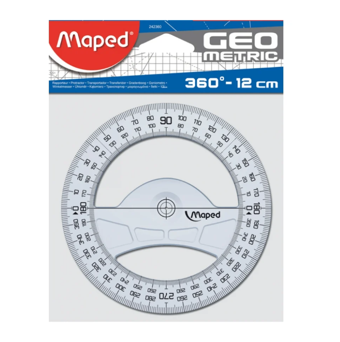 Transferidor Maped Graphic 360-12 cm