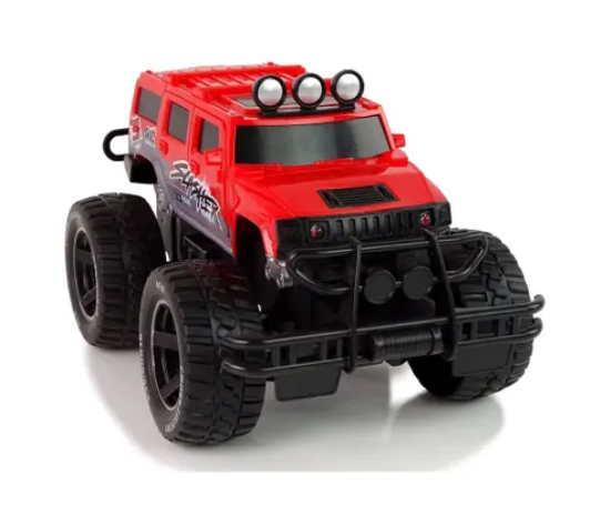 Carrinho Controle Remoto Recarregável Off Road Jeep Caminhonete - Vermelho