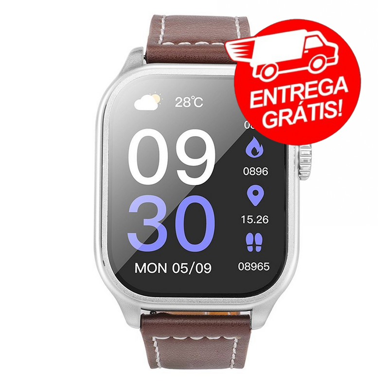 Smartwatch Hoco Y17 Relógio esportivo inteligente (versão de chamada) Prata