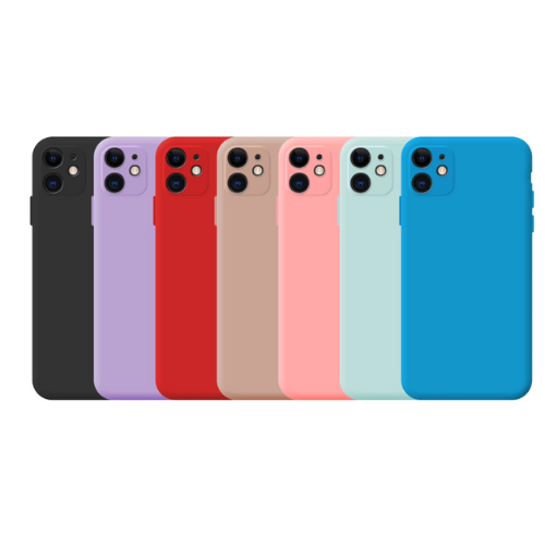 Capa de silicone macio para iPhone 11 – 7 cores