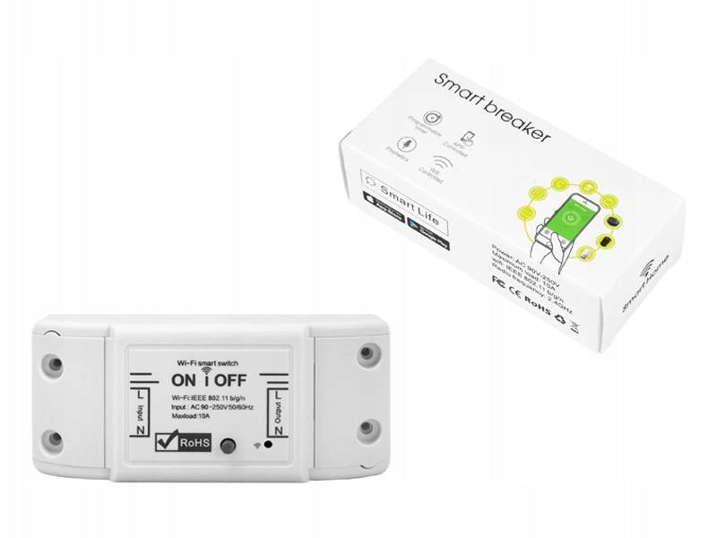 Controlador Interruptor Wifi 230V controlado por smartphone