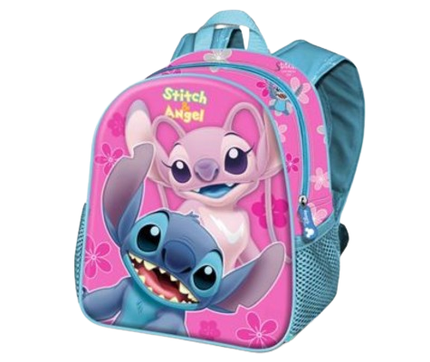 Mochila 3D Stitch e Angel Disney