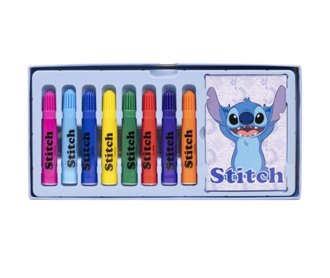 Set De Papelaria Para Pintar Stitch Disney