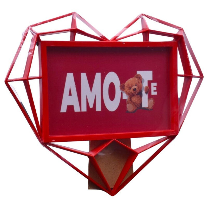 Moldura Coração "AMO-TE" - 10x15cm