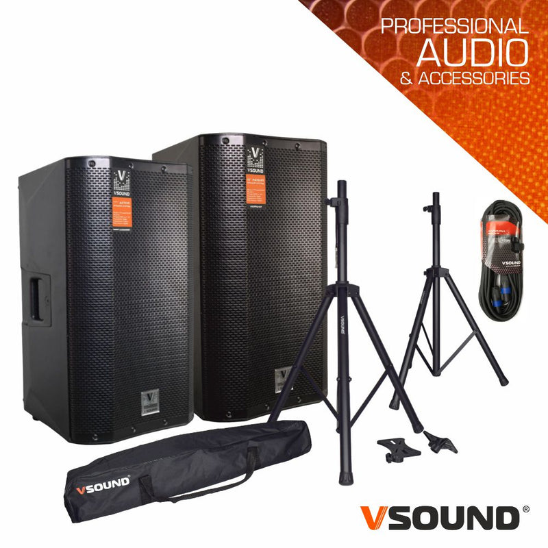 Kit de Som Amplificado 1300W VSOUND