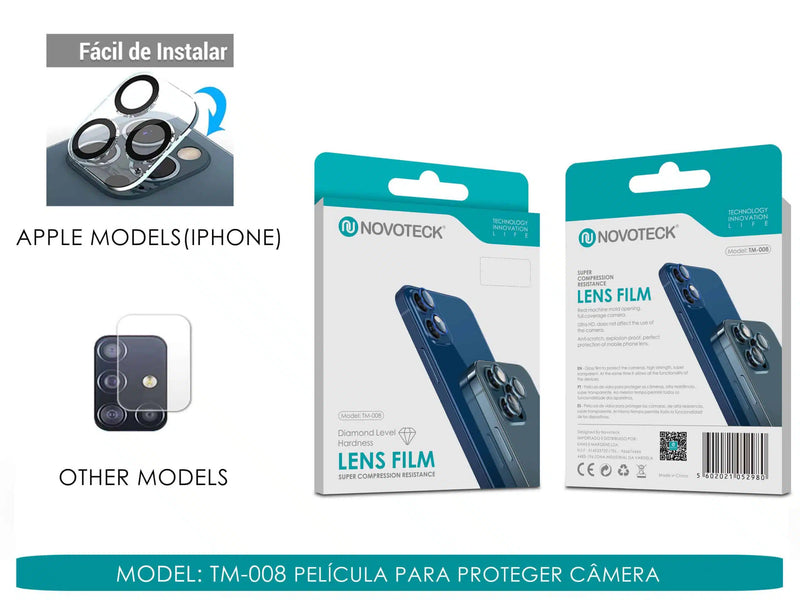 Película de Vidro Câmara Traseira iPhone 14/14 Plus