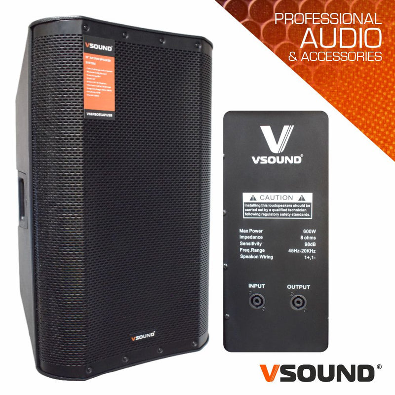 Coluna Profissional Passiva 15" 700W VSOUND