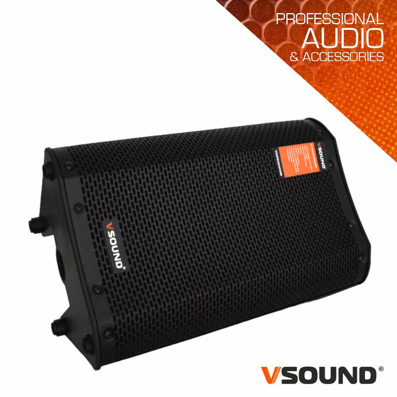 Coluna Bi-Amplificada PRO 8" USB/SD/FM/BT 300W VSOUND