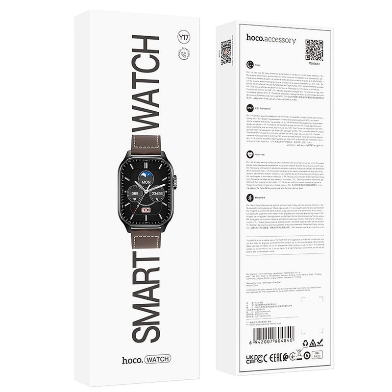 Smartwatch Hoco Y17 Preto - com função de chamada