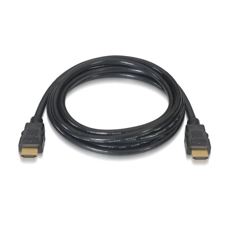 Cabo HDMI 2.0 4K Aisens A120-0118/ HDMI Macho - HDMI Macho/ Até 10W/ 2250Mbps/ 50cm/ Certificado/ Preto