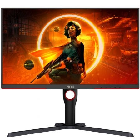 Monitor Gaming AOC Q27G3XMN/BK 31,5"/ QHD/ 1ms/ 180Hz/ VA/ Altura Ajustável/ Preto