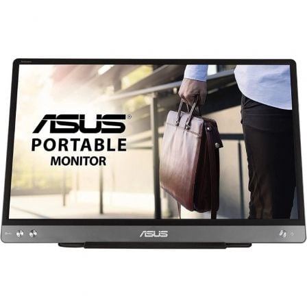 Monitor portátil Asus ZenScreen MB14AC 14"/ Full HD/ Prateado e Preto