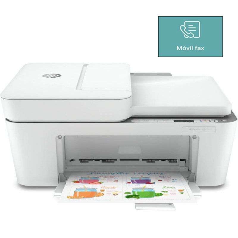 HP Deskjet 4120e multifuncional WiFi/Fax móvel/Branco