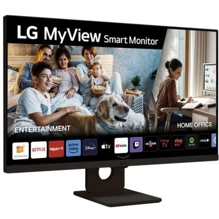 Monitor Inteligente LG MyView 32SR50F-B 31,5"/ Full HD/ Smart TV/ Multimídia/ Preto