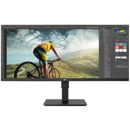 LG 34BN670P-B Monitor profissional ultrapanorâmico de 34"/ WFHD/ Multimídia/ Altura ajustável/ Preto