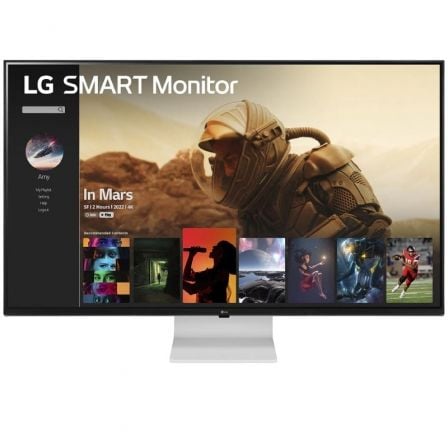 Monitor Inteligente LG 43SQ700S-W 42,5"/ 4K/ Smart TV/ Multimídia/ Branco