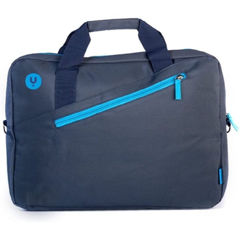 Mala Monray Ginger para laptops de até 15,6"/alça trolley/azul