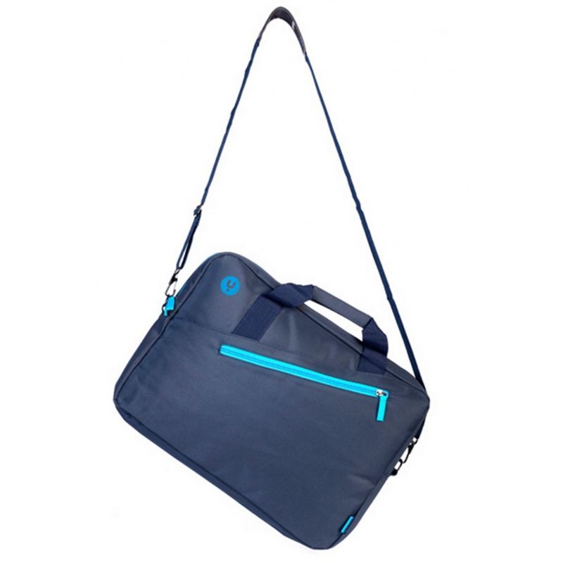 Mala Monray Ginger para laptops de até 15,6"/alça trolley/azul