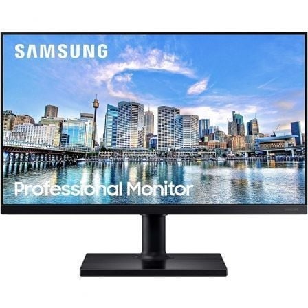 Monitor Profissional Samsung LF24T450FQR 24"/ Full HD/ Altura Ajustável/ Preto