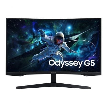 Monitor Gaming Curvo Samsung Odyssey G5 S27CG554EU 27"/ QHD/ 1ms/ 165Hz/ VA/ Preto