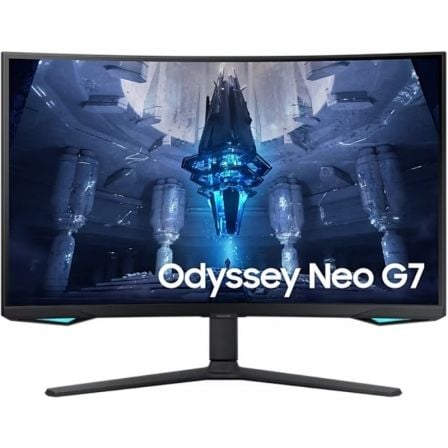 Samsung Odyssey Neo G7 S32BG750NP Monitor de jogos curvo de 32"/ 4K/ 1ms/ 165Hz/ VA/ Altura ajustável/ Preto