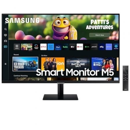 Smart Monitor Samsung M5 S32DM500EU 32"/ Full HD/ Smart TV/ Multimídia/ Preto