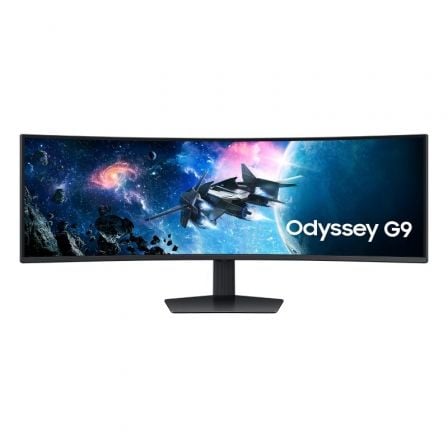 Samsung Odyssey G9 S49CG954EU Monitor de jogos ultra-amplo curvo de 49"/ QHD duplo/ 1 ms/ 240 Hz/ VA/ Altura ajustável/ Preto