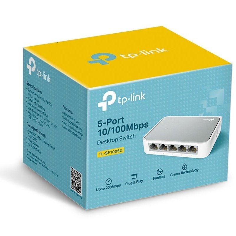 TP-Link 5P 5 portas/ RJ-45 10/100 Switch