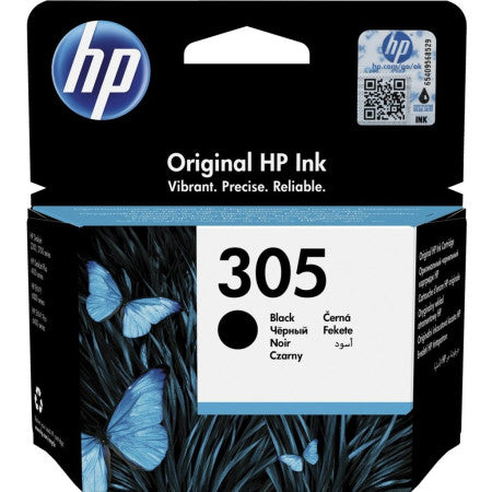 Tinteiro HP 305 Original Preto (3YM61AE)